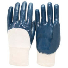 NMSAFETY Heavy Duty 3/4-beschichtet Nitril-Handschuhe chemische Industrie Arbeitshandschuhe